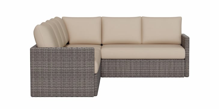 L-Shaped Sectional w/Cushion image number 4